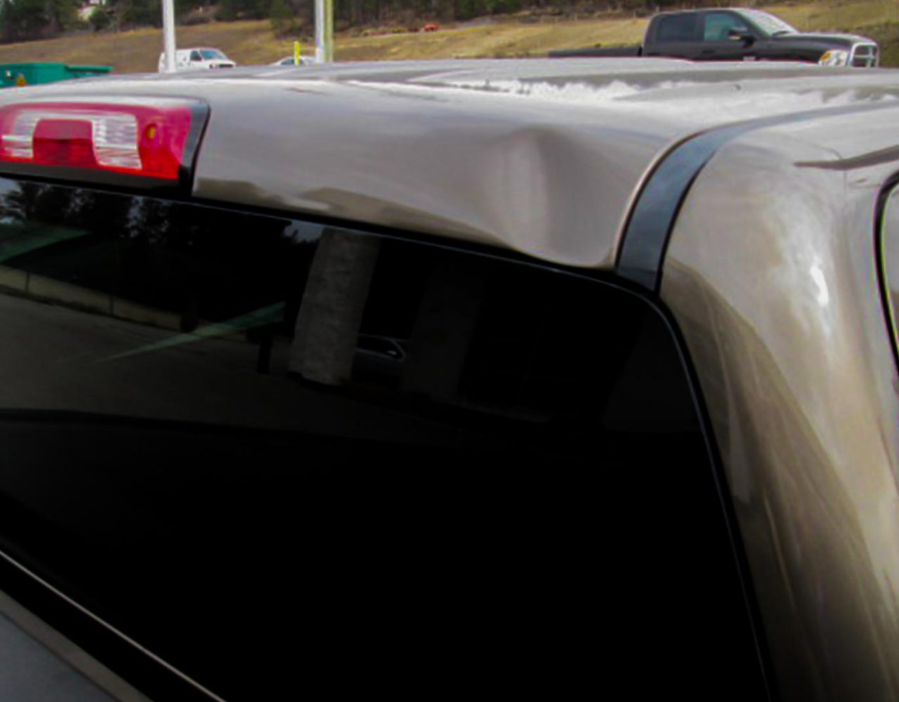 2012 Ford F-150 Rear Quarter Panel Dent | Dentique Paintless Dent Repair